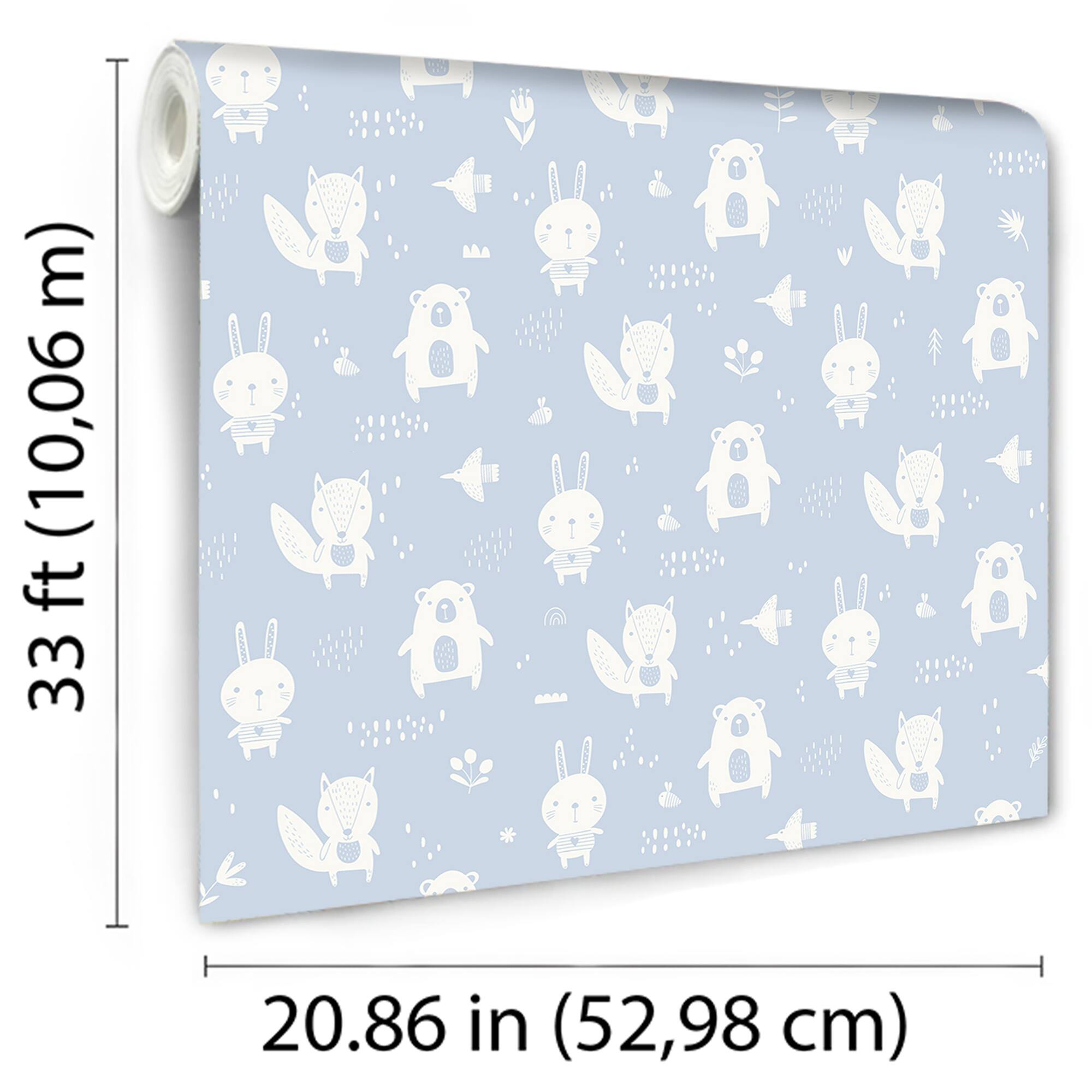 Designs Direct Little Animal Friends Wallpaper